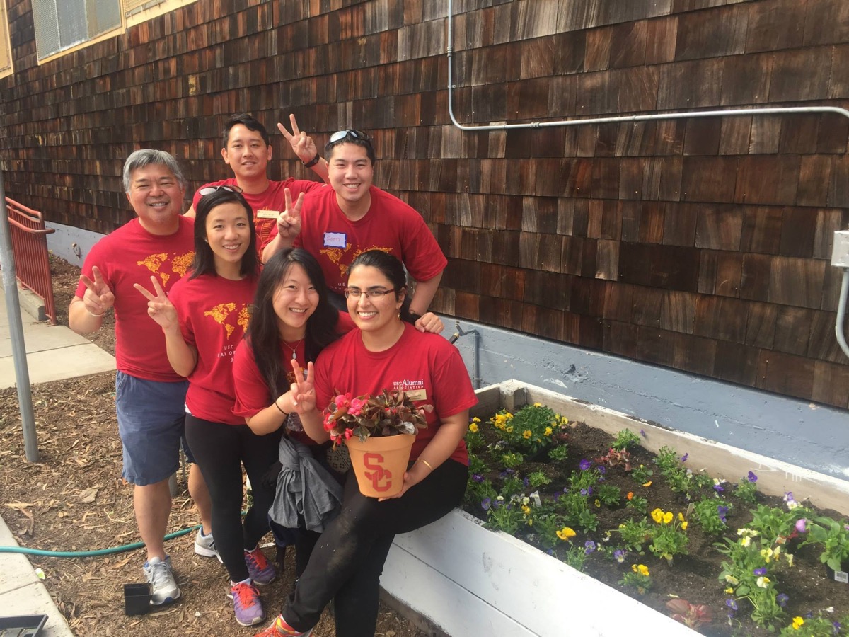 Jeff at a USC alumni event
